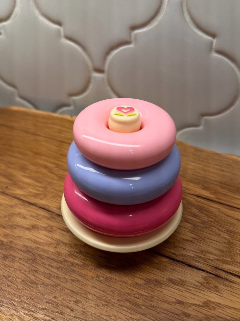 Vintage American Girl Bitty Baby Plastic Ring Stacking Toy Accessory